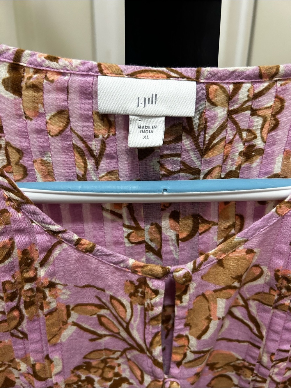 J. Jill Pink Floral Blouse - Picture 10 of 11
